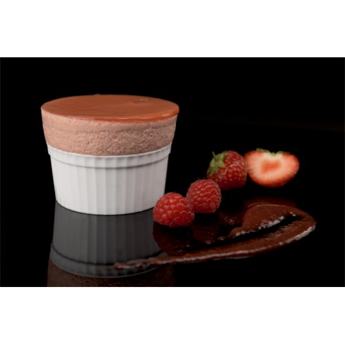 Individual Raspberry & Strawberry Cream Souffle